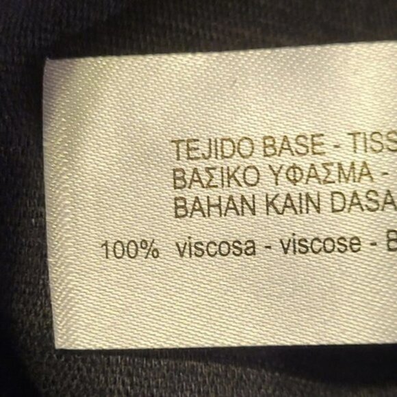 ZARA Faux Crocodile Leather Pants NWOT - Picture 8 of 8